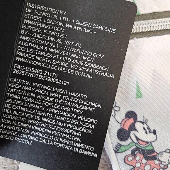 Disney Loungefly Mickey & Friends 4Holiday White Crossbody Bag Passport Purse - Picture 5 of 14